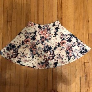 Floral skater skirt